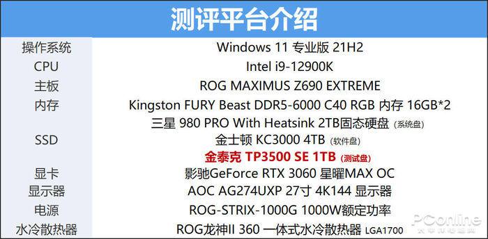 金泰克s320128g评测_金泰克s350评测_高速与稳定的结合：金泰克TP3500 SE 1TB评测