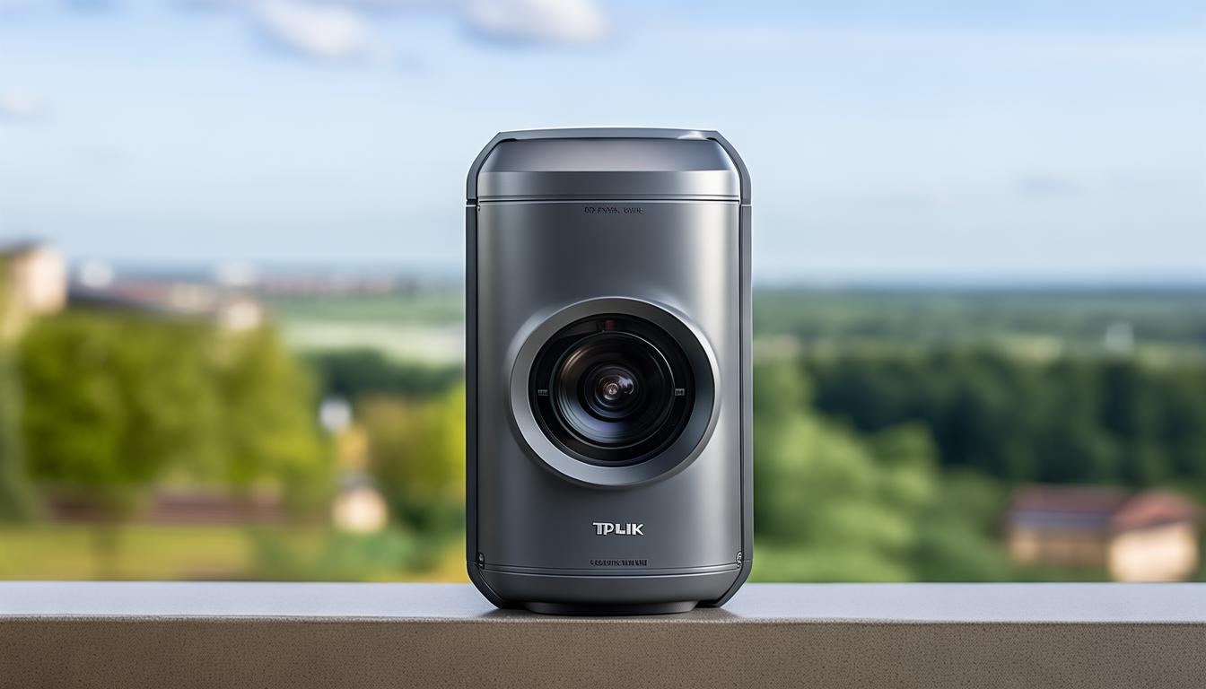 TP-Link摄像头造型出色，与家庭办公场景完美适配
